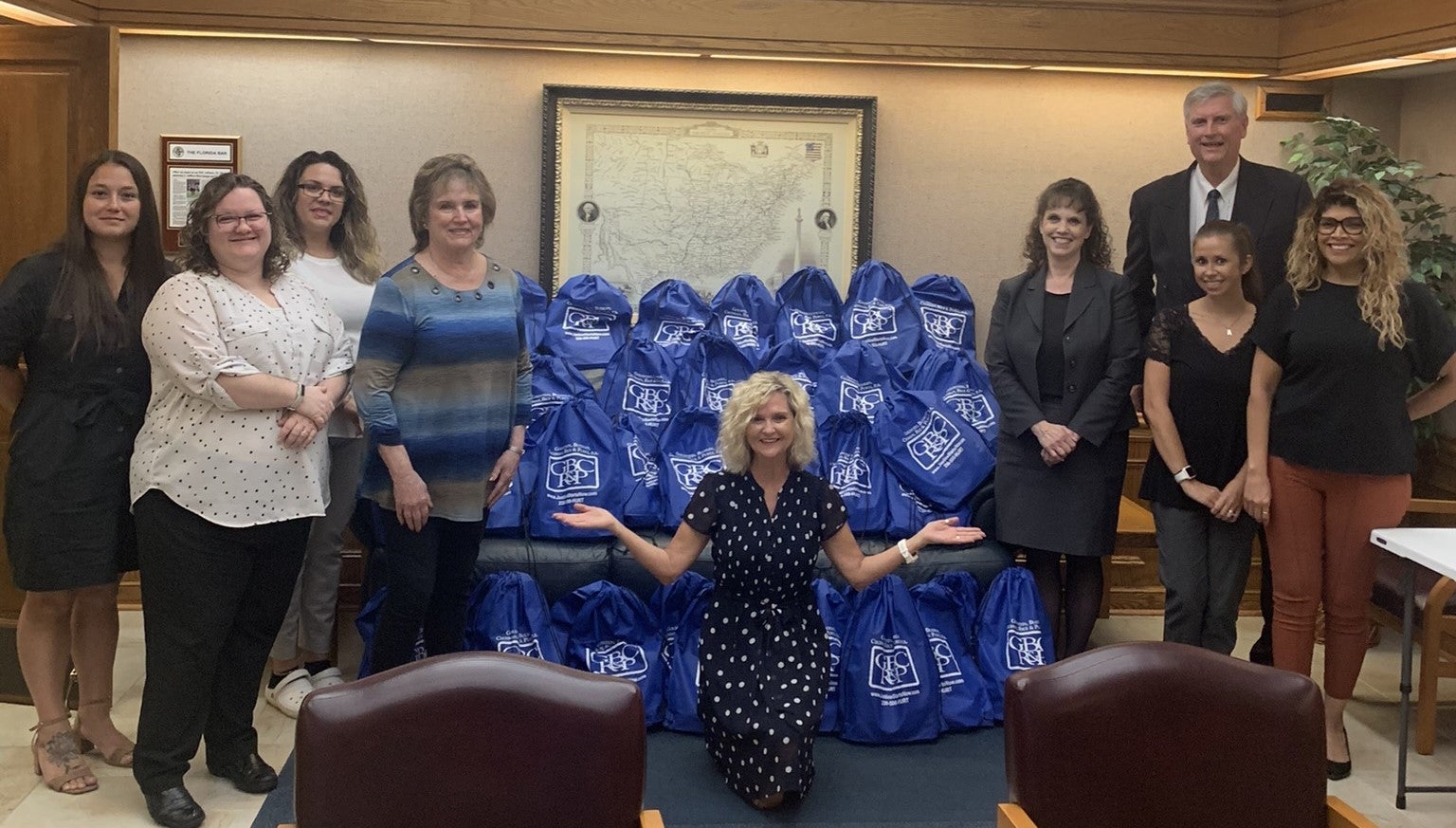 Tice Elementary Backpack Donation Photo– August 2022