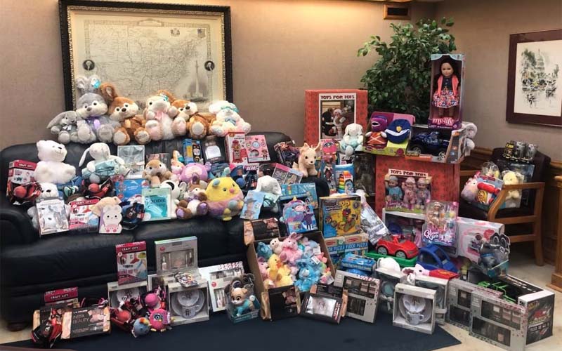 Toys for Tots Donation in December 2020